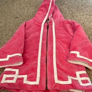 Very cute girls velvet coat.